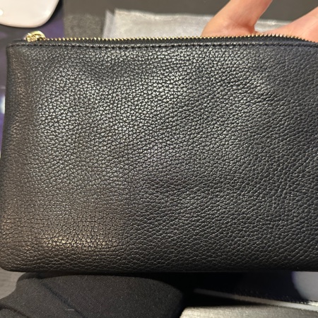 Coach 荔枝紋牛皮大手拿-4