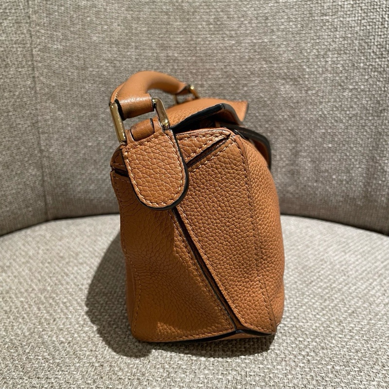 LOEWE/羅意威 puzzle幾何包mini焦糖色-3