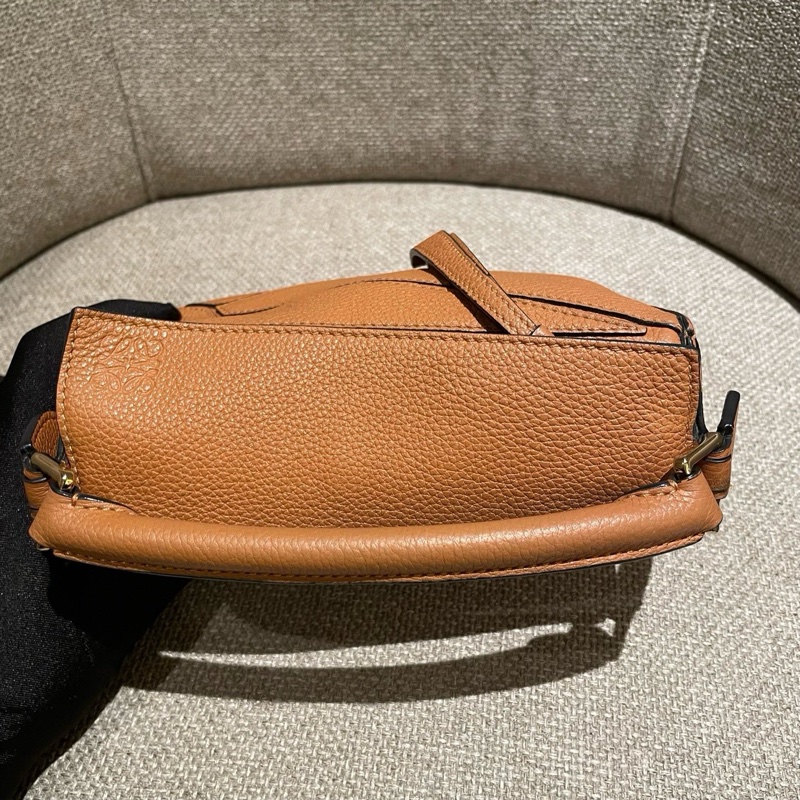 LOEWE/羅意威 puzzle幾何包mini焦糖色-5