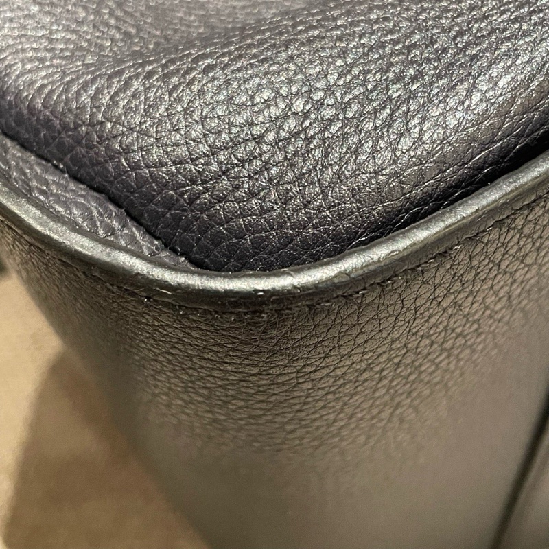 Loewe羅意威 藍黑色拼色 Hammock吊床包-7