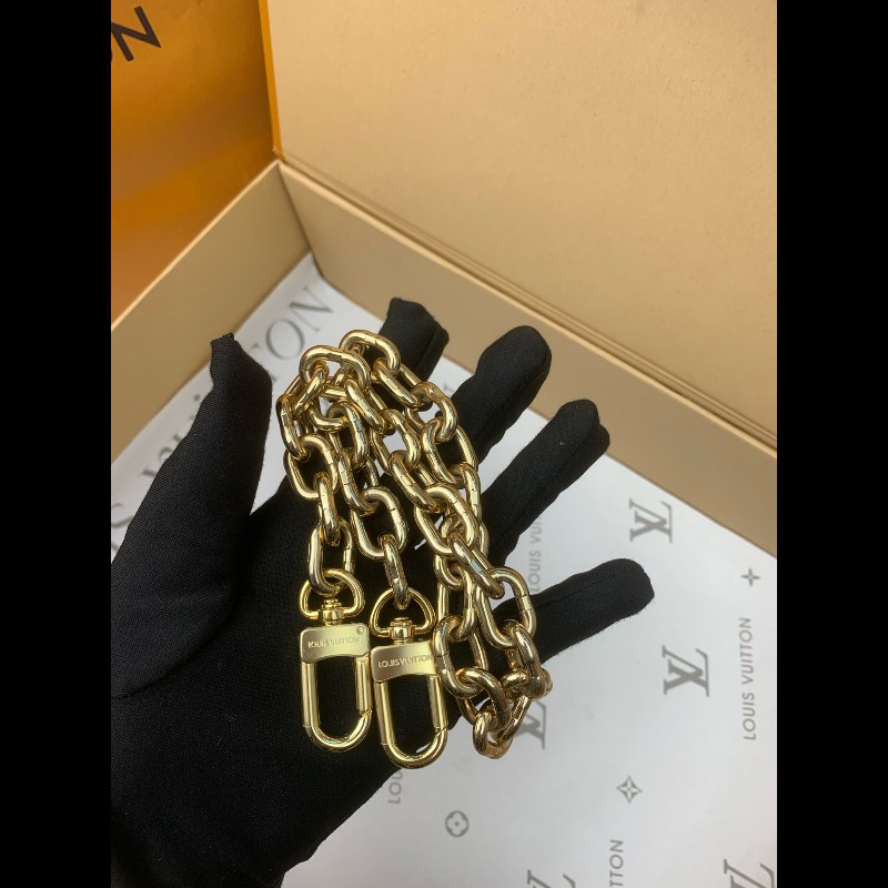 LV  新款老花小郵差 自帶一根鏈條-8