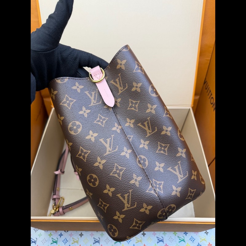 LOUIS VUITTON NOE 老花 粉色水桶-3