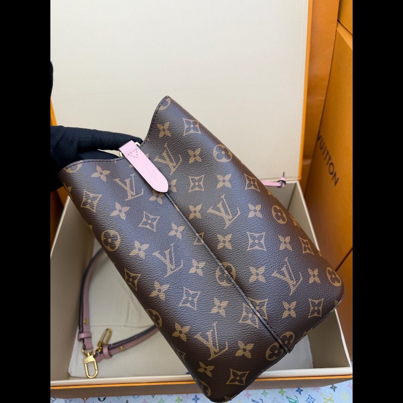 LOUIS VUITTON NOE 老花 粉色水桶-4