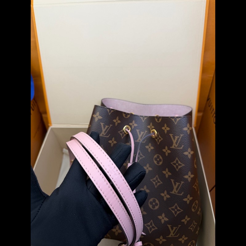 LOUIS VUITTON NOE 老花 粉色水桶-5