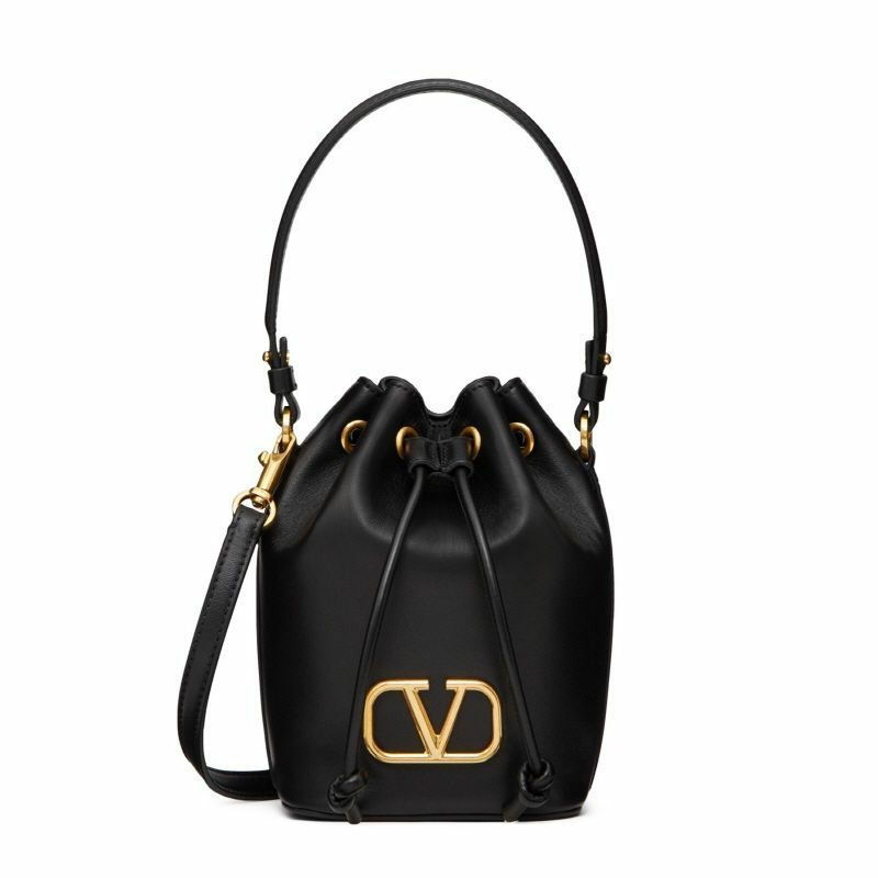 VALENTINO V Logo 簽章迷你抽繩包 5W2P0Z44 VNL 0NO-0