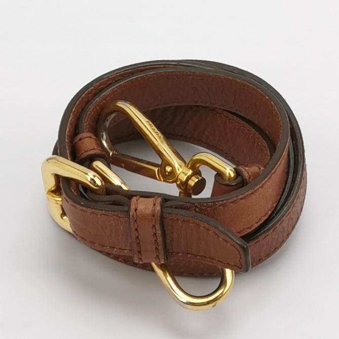 Prada油蠟皮純色字母logo拉鏈斜挎包單肩包-8