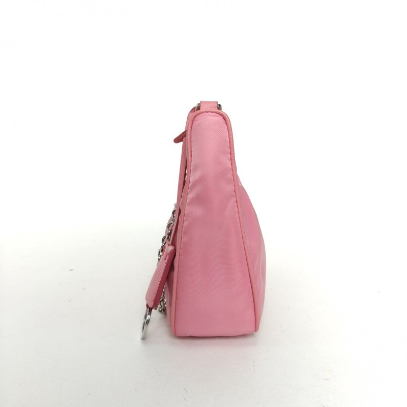 PRADA Hobo三合一粉色尼龍肩背包-1