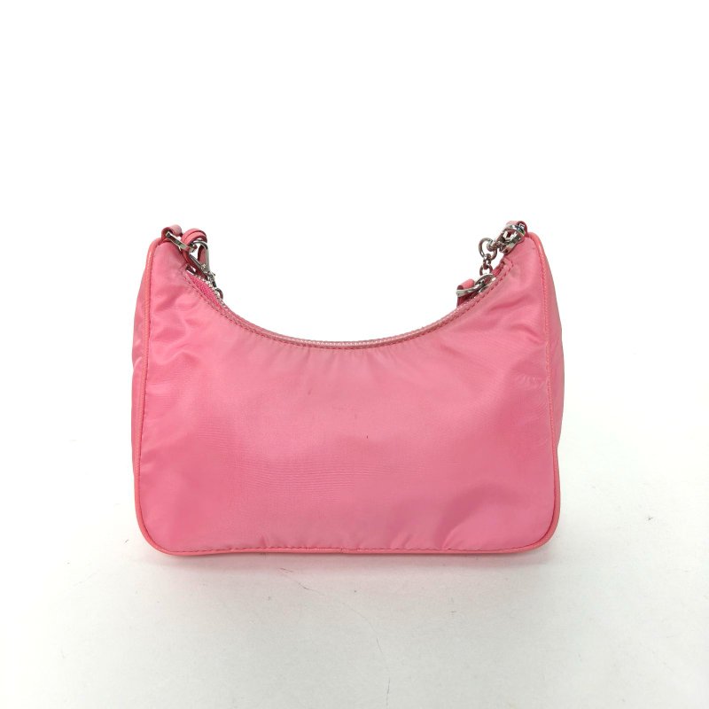 PRADA Hobo三合一粉色尼龍肩背包-2