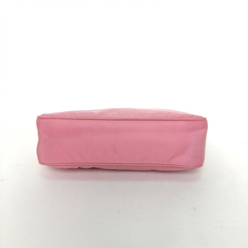 PRADA Hobo三合一粉色尼龍肩背包-4