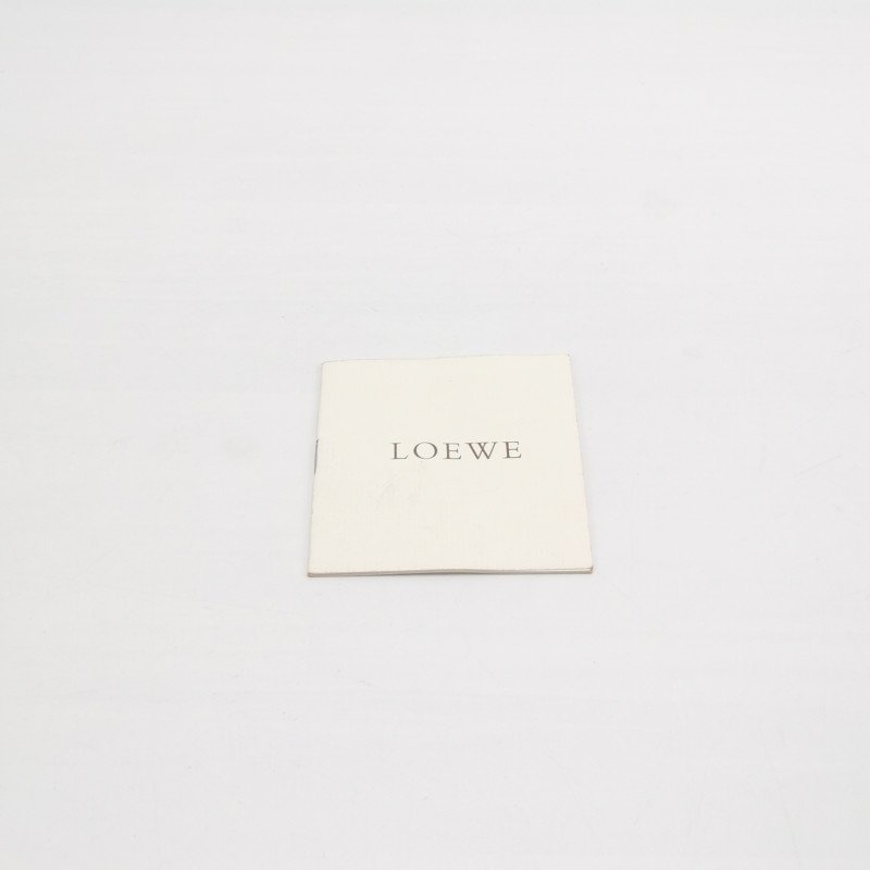 Loewe牛皮純色Logo印花手提包-8