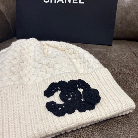 新款 Chanel 山茶花 冷帽 Beanie