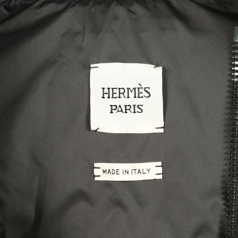 愛馬仕羽絨背心外套 #34 3H0156DA 聚酯纖維 黑色 二手 女款-2