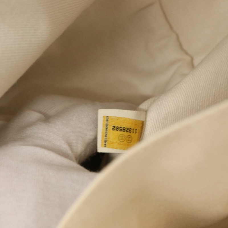 【日本直送】香奈兒帆布手袋 白色 黑色 CC Auth bs31123-19