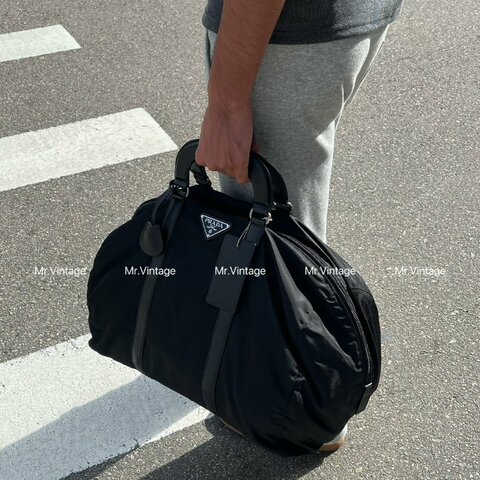 🏷Prada尼龍旅行袋