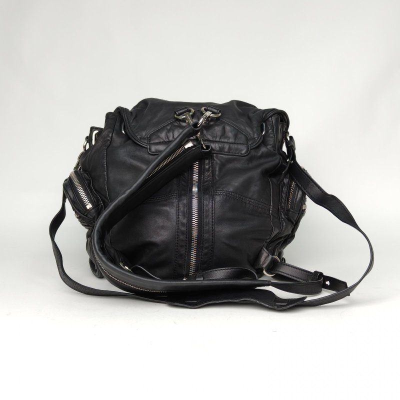 ALEXANDER WANG Marti肩背包小號銀釘黑色羊皮肩背包-2