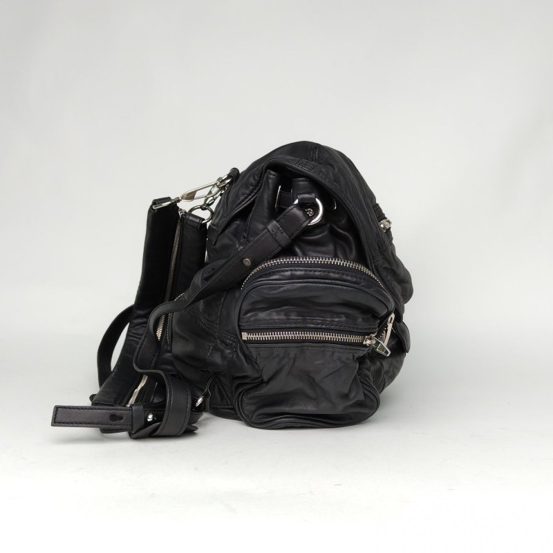 ALEXANDER WANG Marti肩背包小號銀釘黑色羊皮肩背包-3