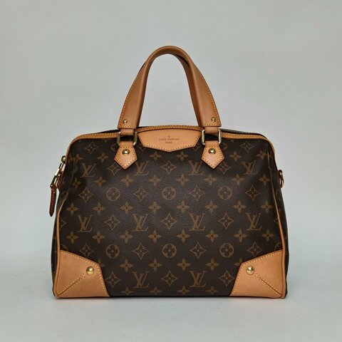 LOUIS VUITTON 中古Retiro33老花PVC2013肩背包
