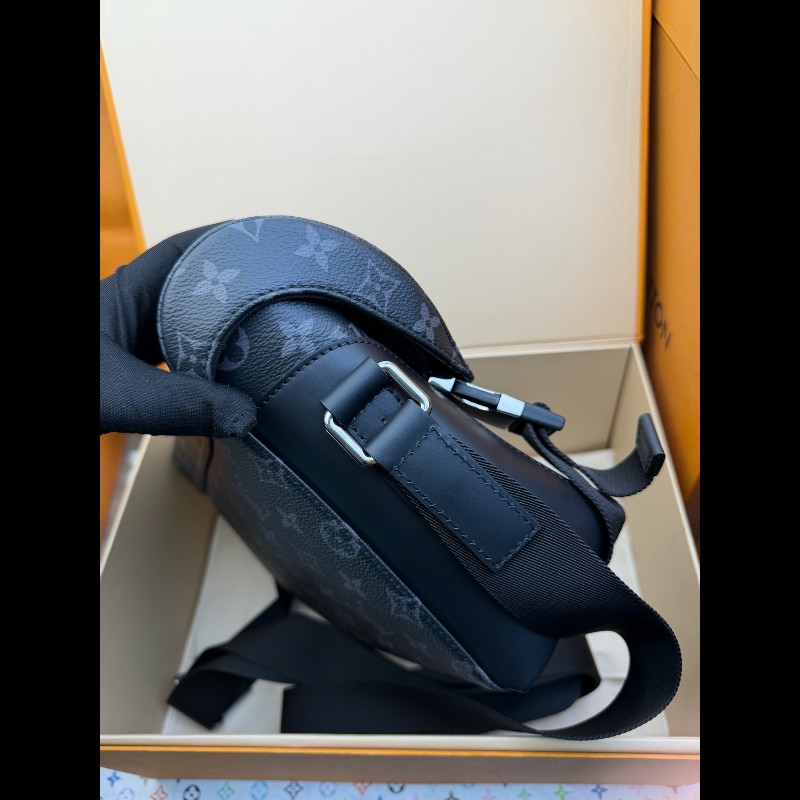 LV路易威登 黑老花郵差包 黑武士 M40511 可送禮-6