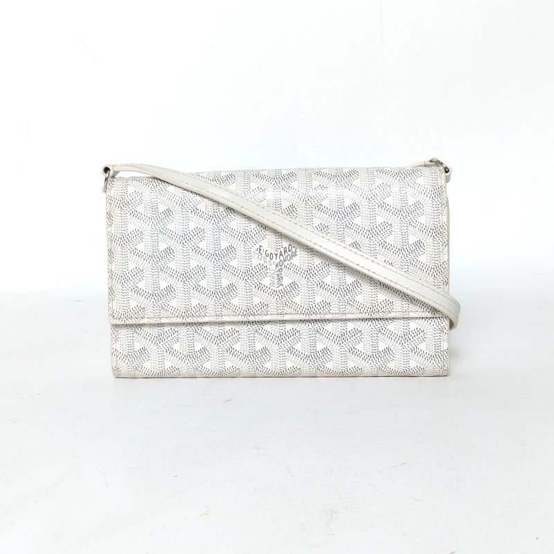 GOYARD 白色PVCVarennetogo斜挎信封包woc肩背包-0