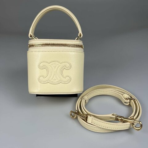 CELINE 小雞黃VANITY 提把化妝盒