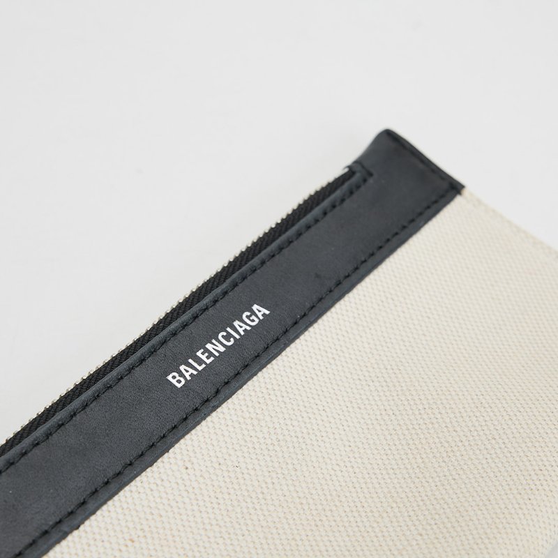 二手Balenciaga navy cabas 帆布包xs/白色黑字-24