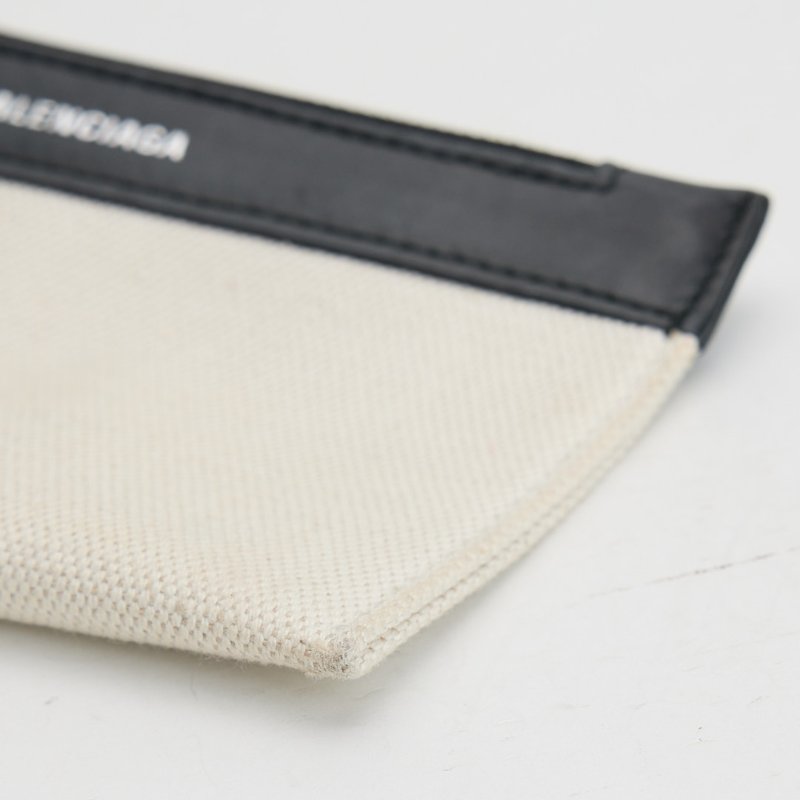 二手Balenciaga navy cabas 帆布包xs/白色黑字-26