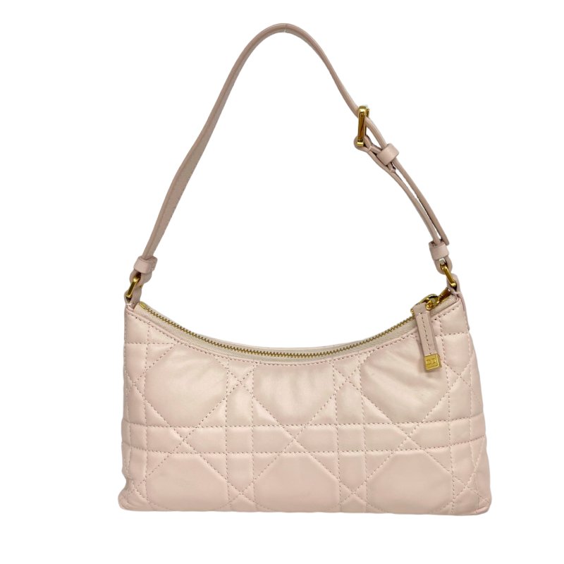 ☆ Christian Dior 迪奧 Pink Lambskin Miss Caro Hobo Mini Shoulder Bag 粉紅色小羊皮肩背袋 - 257024366-2