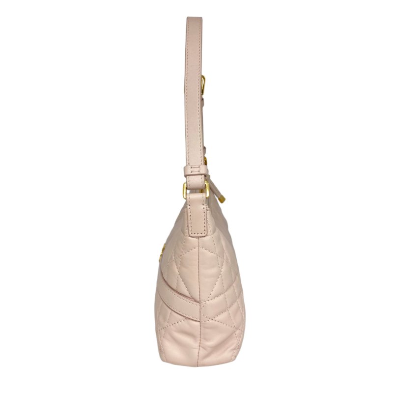☆ Christian Dior 迪奧 Pink Lambskin Miss Caro Hobo Mini Shoulder Bag 粉紅色小羊皮肩背袋 - 257024366-3