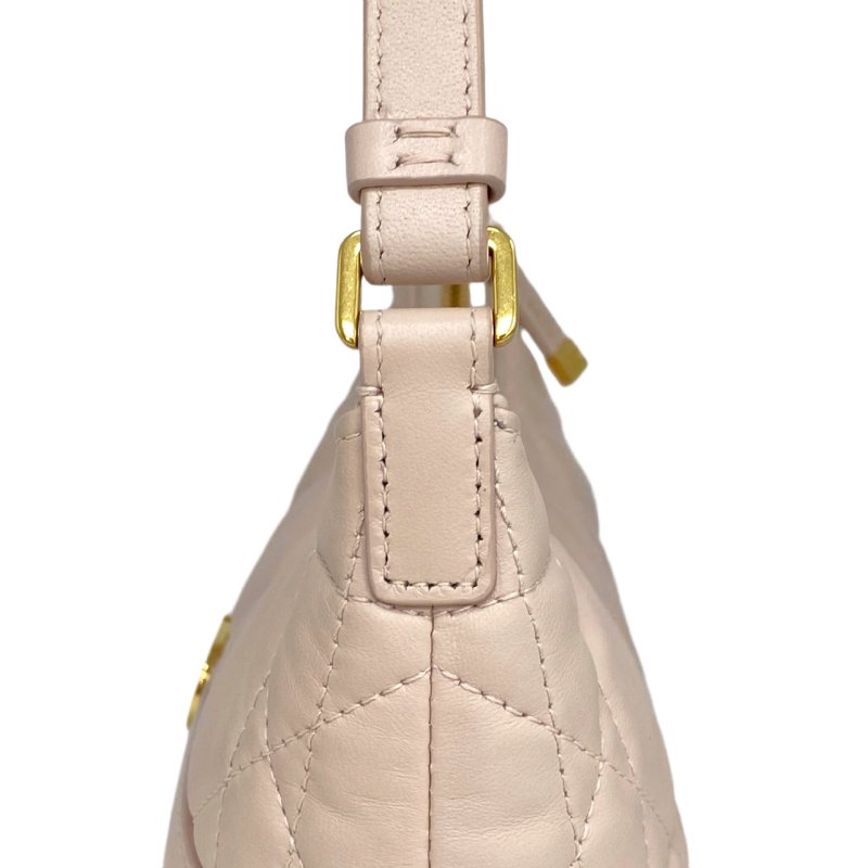 ☆ Christian Dior 迪奧 Pink Lambskin Miss Caro Hobo Mini Shoulder Bag 粉紅色小羊皮肩背袋 - 257024366-5