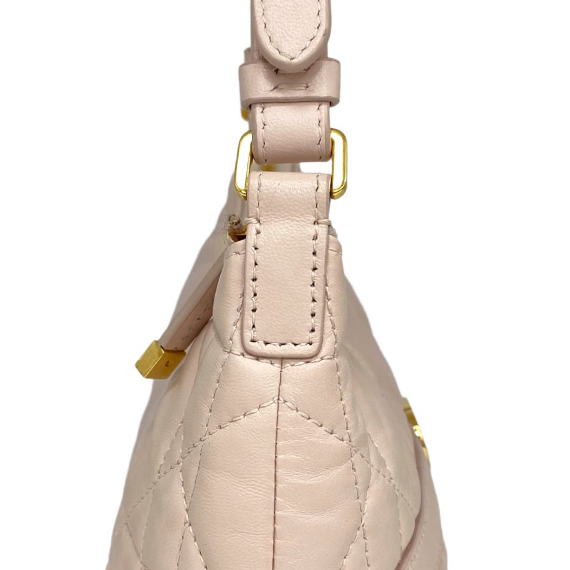 ☆ Christian Dior 迪奧 Pink Lambskin Miss Caro Hobo Mini Shoulder Bag 粉紅色小羊皮肩背袋 - 257024366-6
