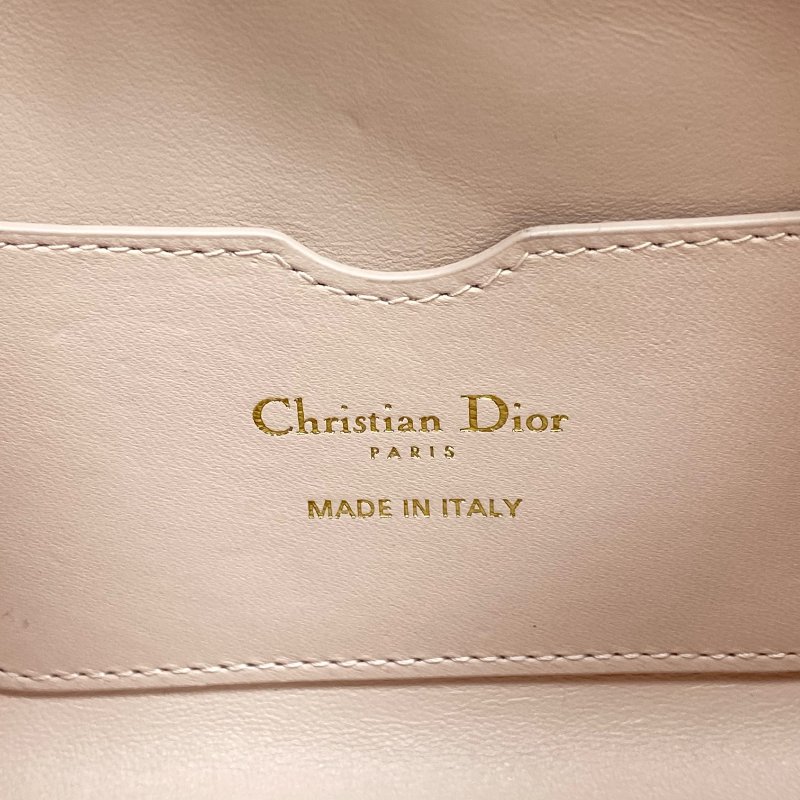 ☆ Christian Dior 迪奧 Pink Lambskin Miss Caro Hobo Mini Shoulder Bag 粉紅色小羊皮肩背袋 - 257024366-14