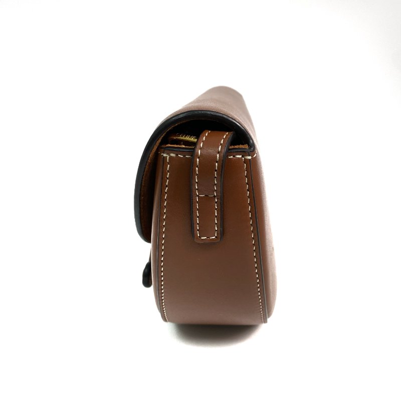 △ Celine 思琳 Brown Calfskin Cuir Shoulder Bag 啡色小牛皮肩背袋 - 257023854-3
