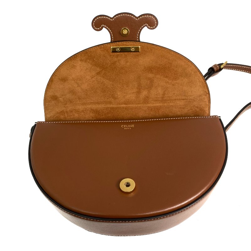 △ Celine 思琳 Brown Calfskin Cuir Shoulder Bag 啡色小牛皮肩背袋 - 257023854-15