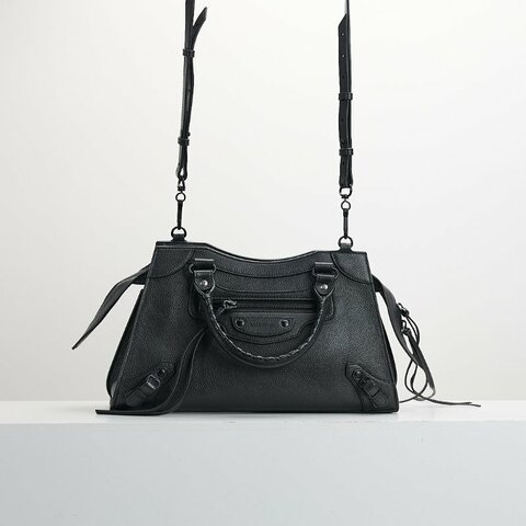 二手Balenciaga Neo city so black小號機車包