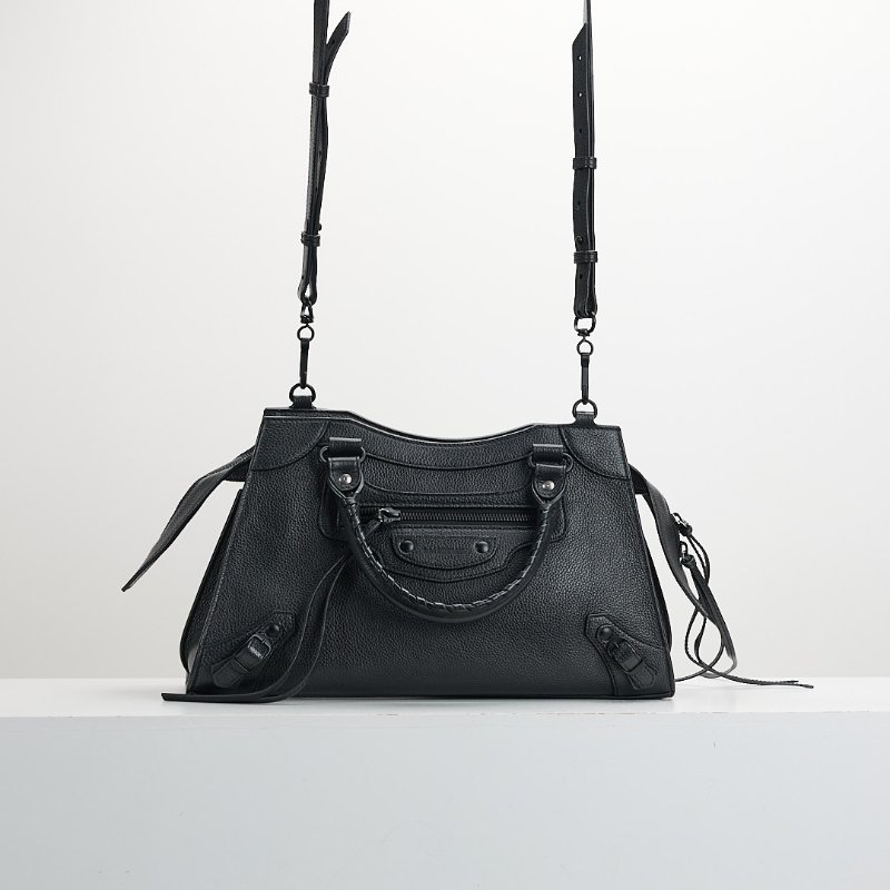 二手Balenciaga Neo city so black小號機車包-0