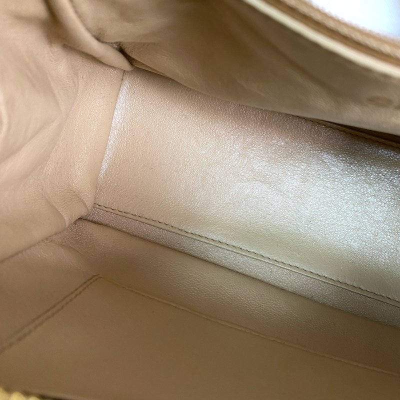 △ Chanel 香奈兒 Beige Lambskin Gold Tone Metal Hand Bag No.4 淺褐色小羊皮金色金屬手袋No.4 - 257024392-14