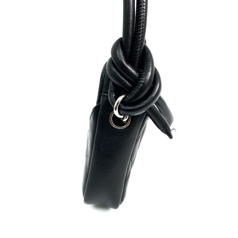 △ Chanel 香奈兒 Black Lambskin Silver Tone Metal Hand Bag No.9 A25175 黑色小羊皮銀色金屬手袋No.9 - 257024114-2