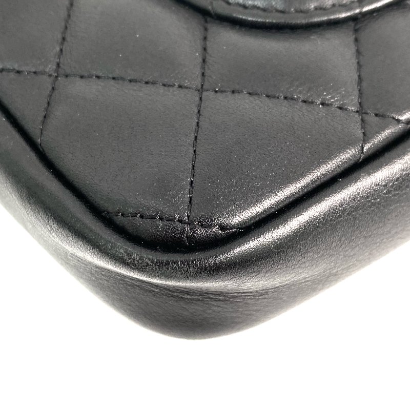 △ Chanel 香奈兒 Black Lambskin Silver Tone Metal Hand Bag No.9 A25175 黑色小羊皮銀色金屬手袋No.9 - 257024114-7