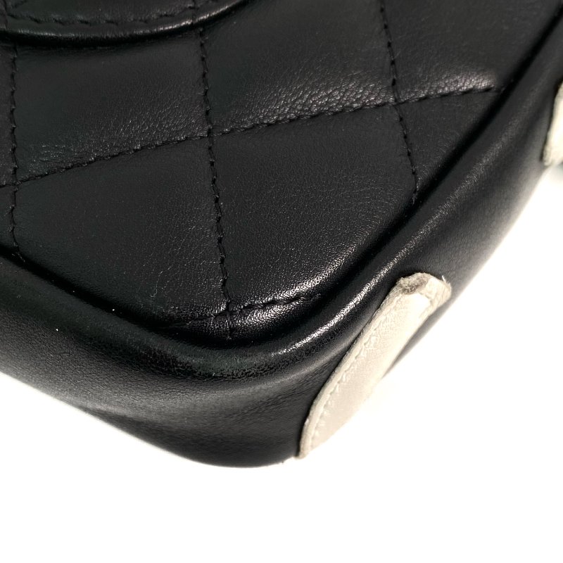 △ Chanel 香奈兒 Black Lambskin Silver Tone Metal Hand Bag No.9 A25175 黑色小羊皮銀色金屬手袋No.9 - 257024114-8