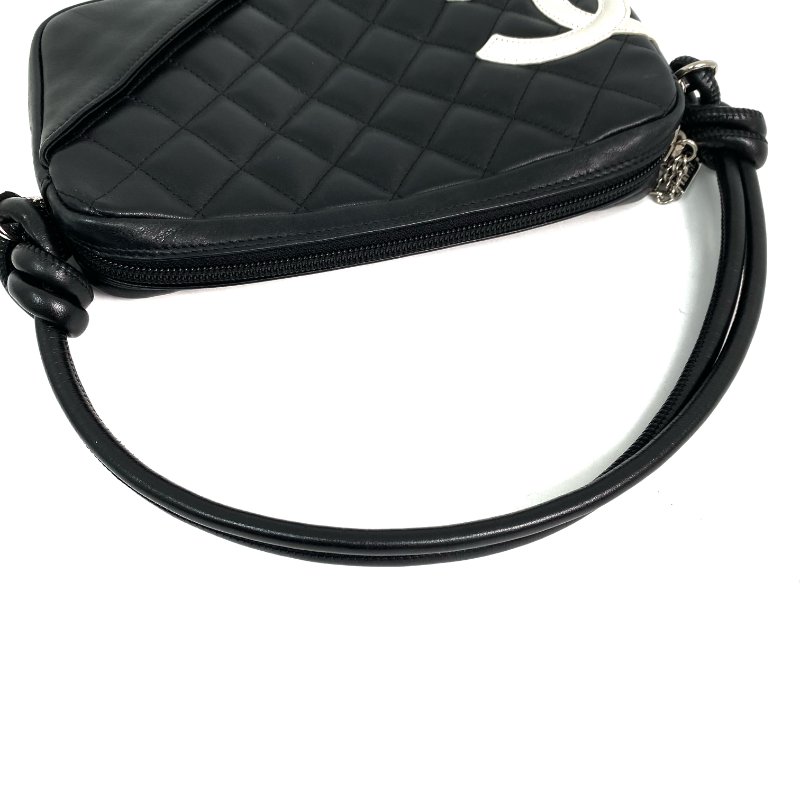 △ Chanel 香奈兒 Black Lambskin Silver Tone Metal Hand Bag No.9 A25175 黑色小羊皮銀色金屬手袋No.9 - 257024114-9