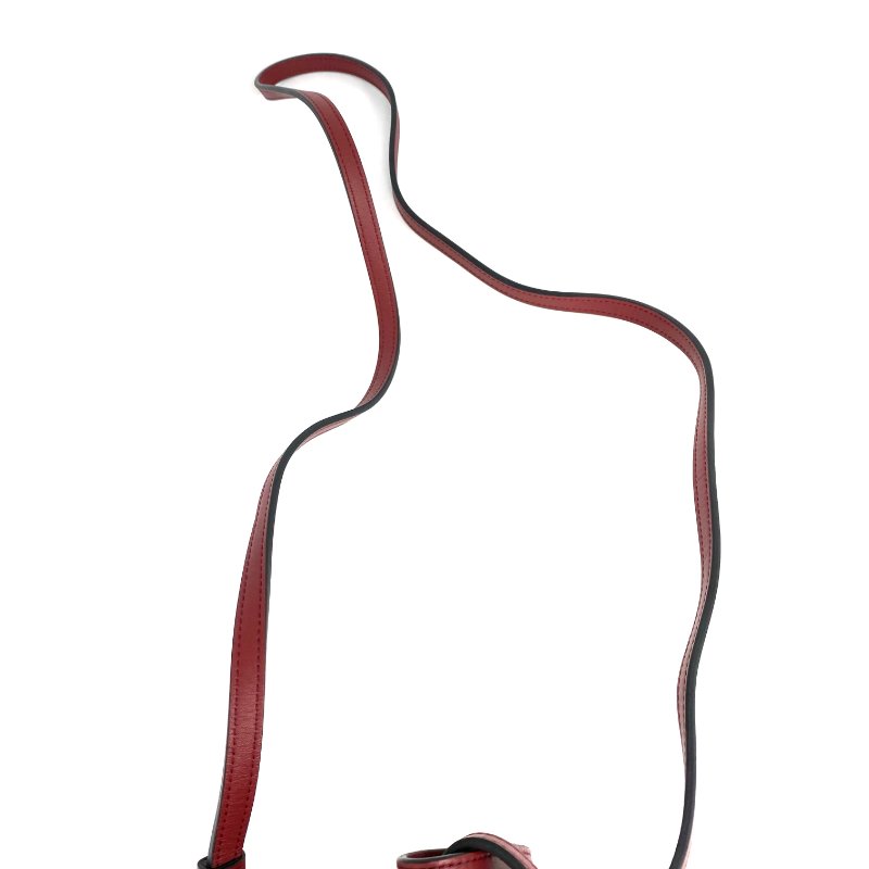 ☆ Loewe 羅意威 Red Calfskin Balloon Mini Buckle 2Way Bag 紅色小牛皮迷你水桶兩用袋 - 257024123-12