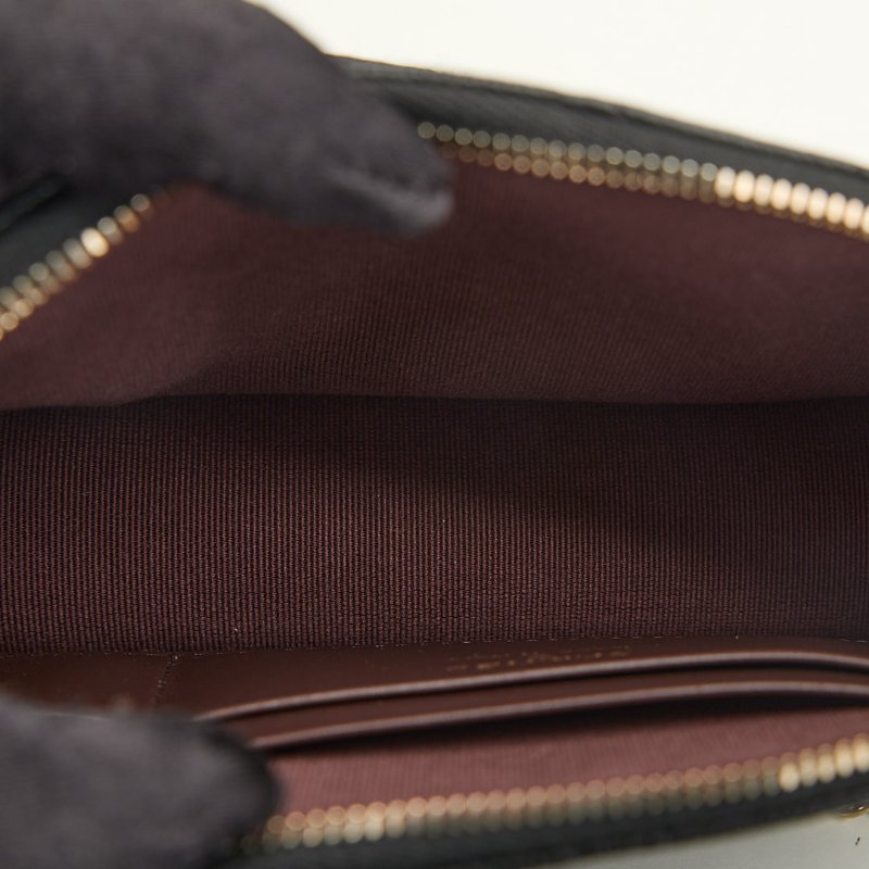 二手Chanel 大貝殼包/黑金牛 芯片款-13