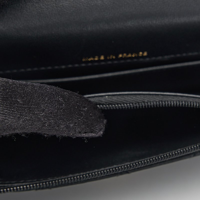 二手Chanel cf mini handle woc/黑金 芯片款-21