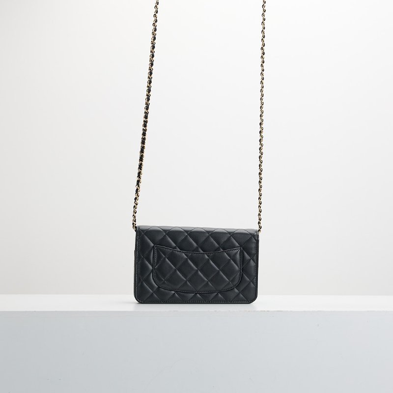 二手Chanel woc 黑金羊/芯片款-4