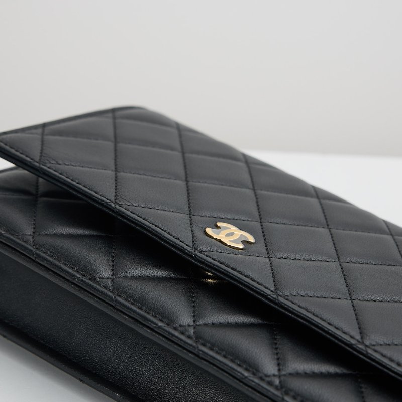 二手Chanel woc 黑金羊/芯片款-7