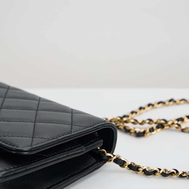 二手Chanel woc 黑金羊/芯片款-8