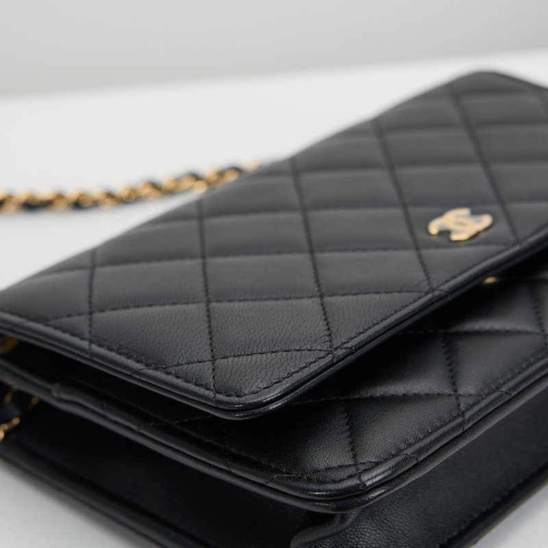 二手Chanel woc 黑金羊/芯片款-12