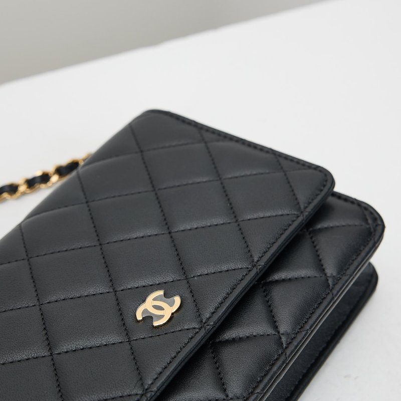 二手Chanel woc 黑金羊/芯片款-13