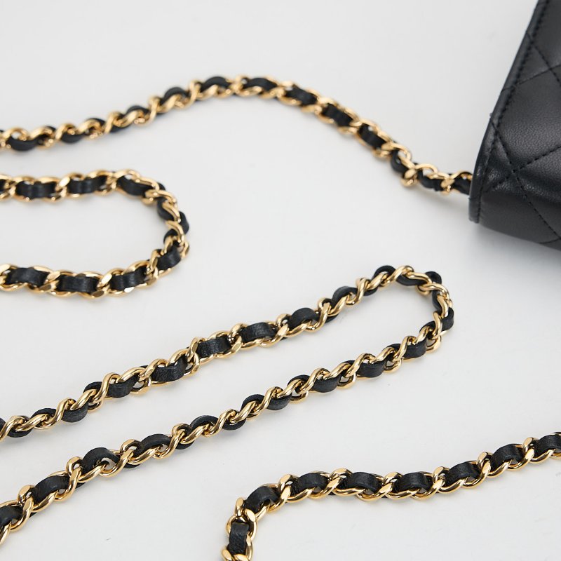 二手Chanel woc 黑金羊/芯片款-14