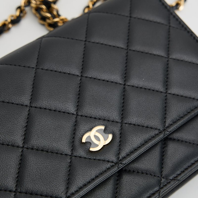 二手Chanel woc 黑金羊/芯片款-15
